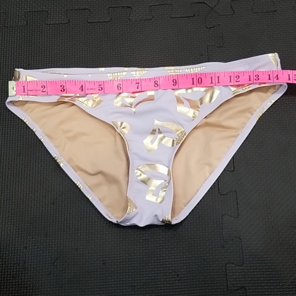 NWOT J.Crew Lilac bikini with gold hearts xs - Picture 7 of 7